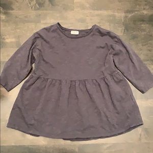 Cute simple grey heather tee